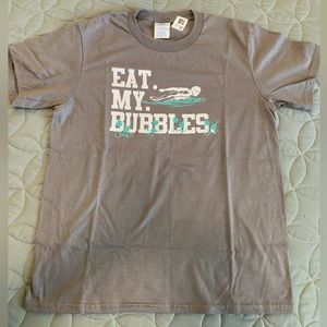 Child Swim Shirt M Eat My Bubbles NWT